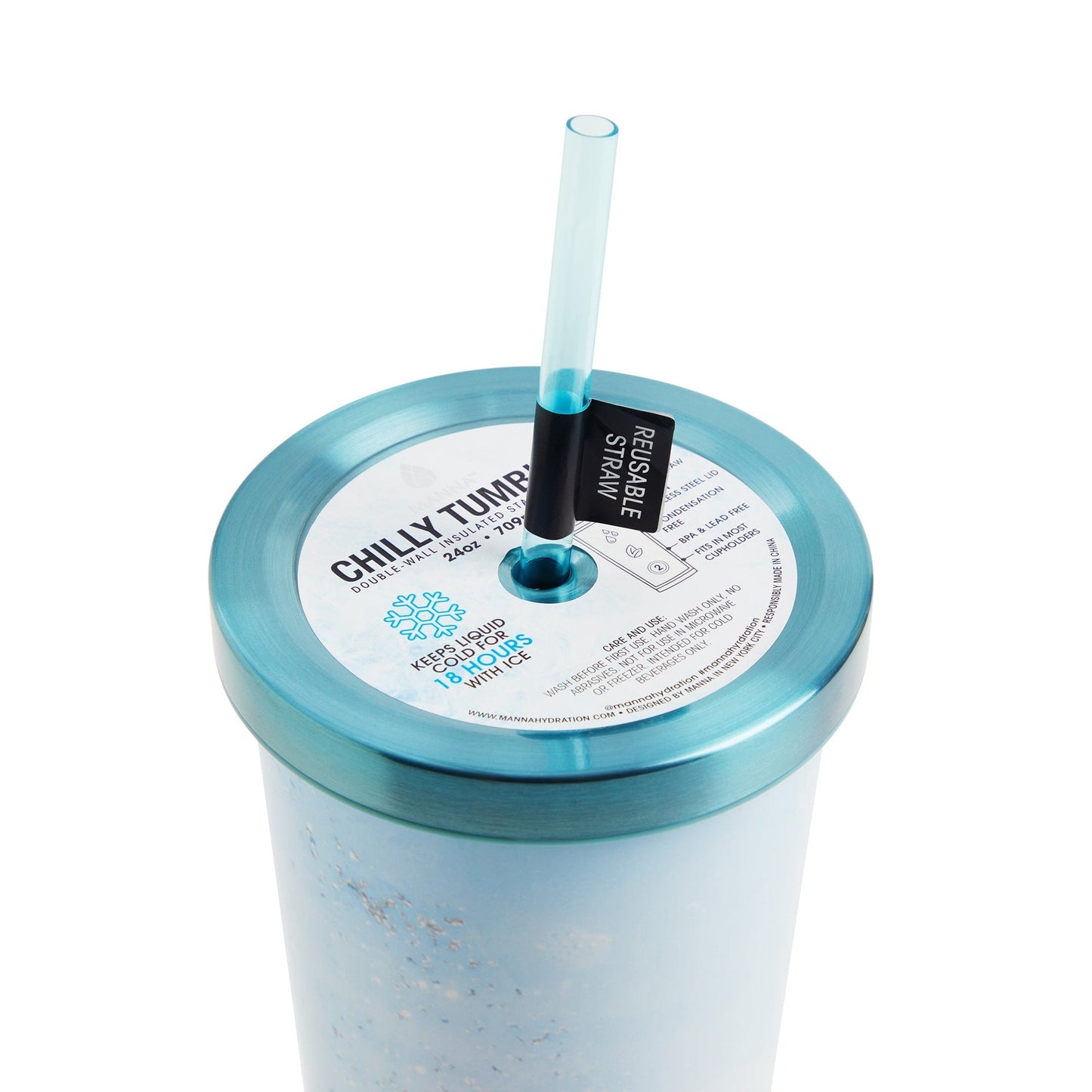 24 oz Marble Chilly Tumbler K5