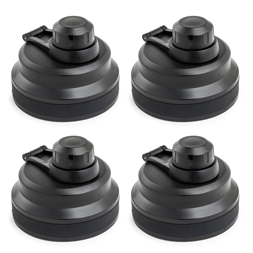 4-Piece Replacement Lid Set for Titan Bottle Collection X0