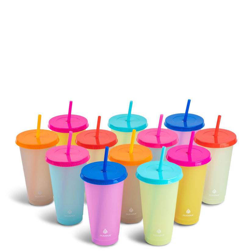 24-Piece Bright Color-Changing Cup Set T9