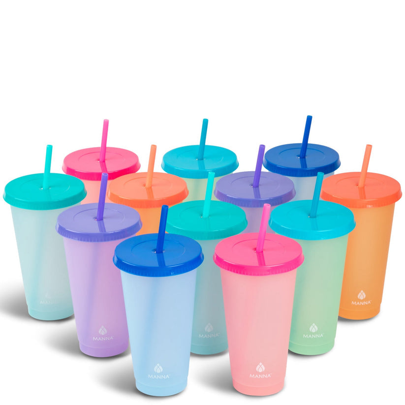 24-Piece Pastel Color-Changing Cup Set C4