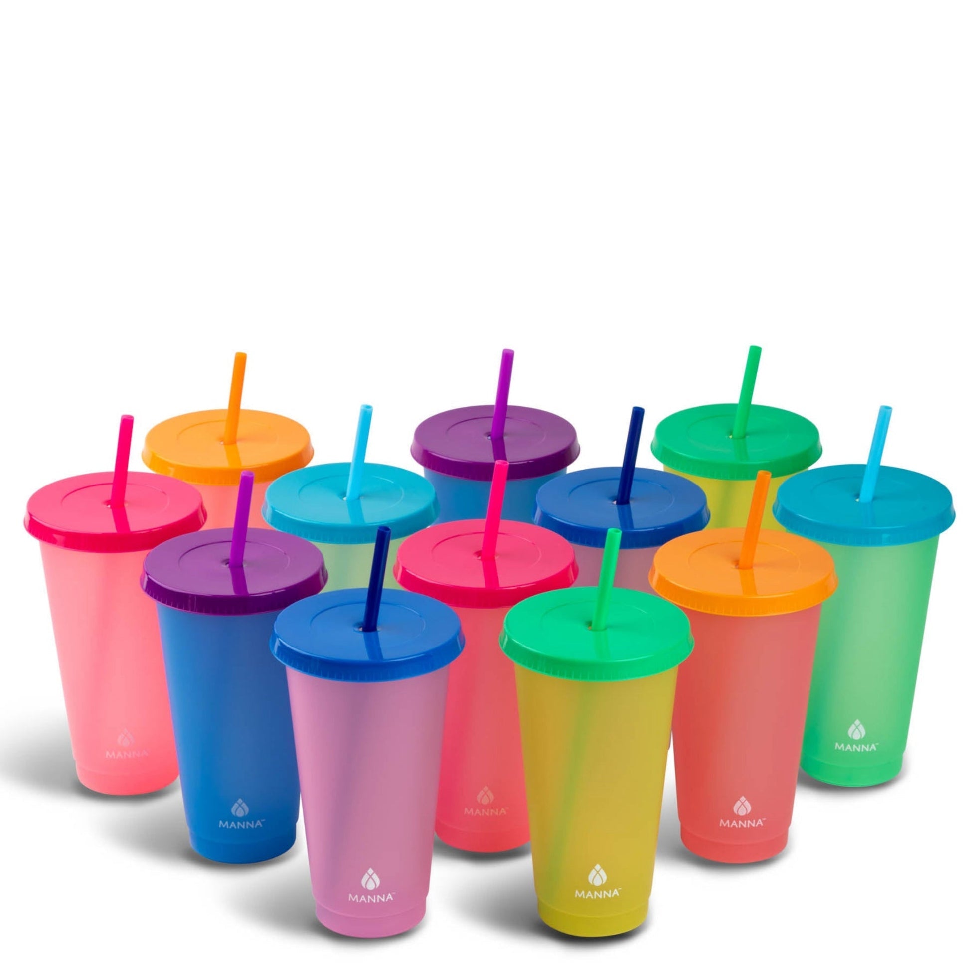 24-Piece Rainbow Color-Changing Cups C6