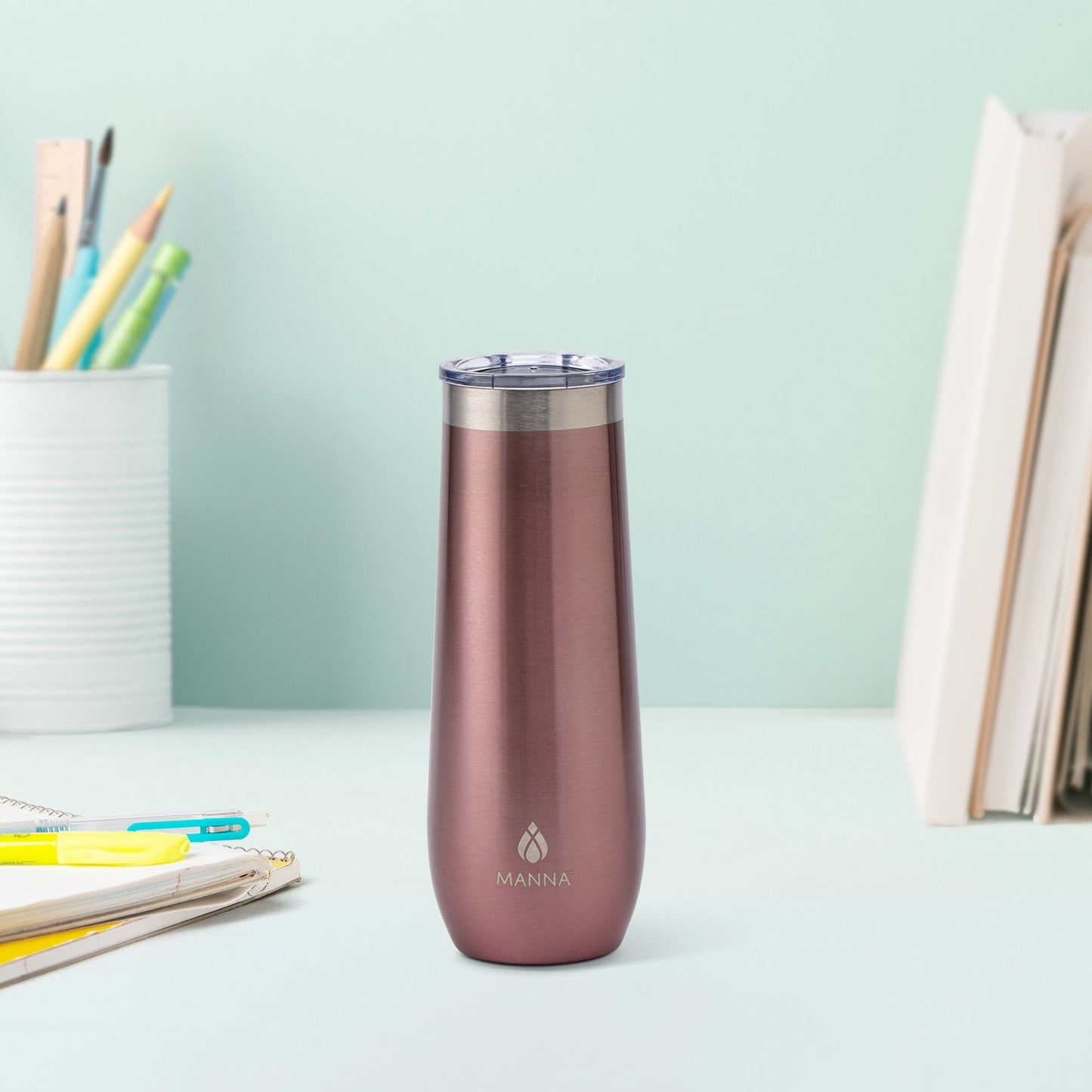 9 oz Sleek Champagne Tumblers X2