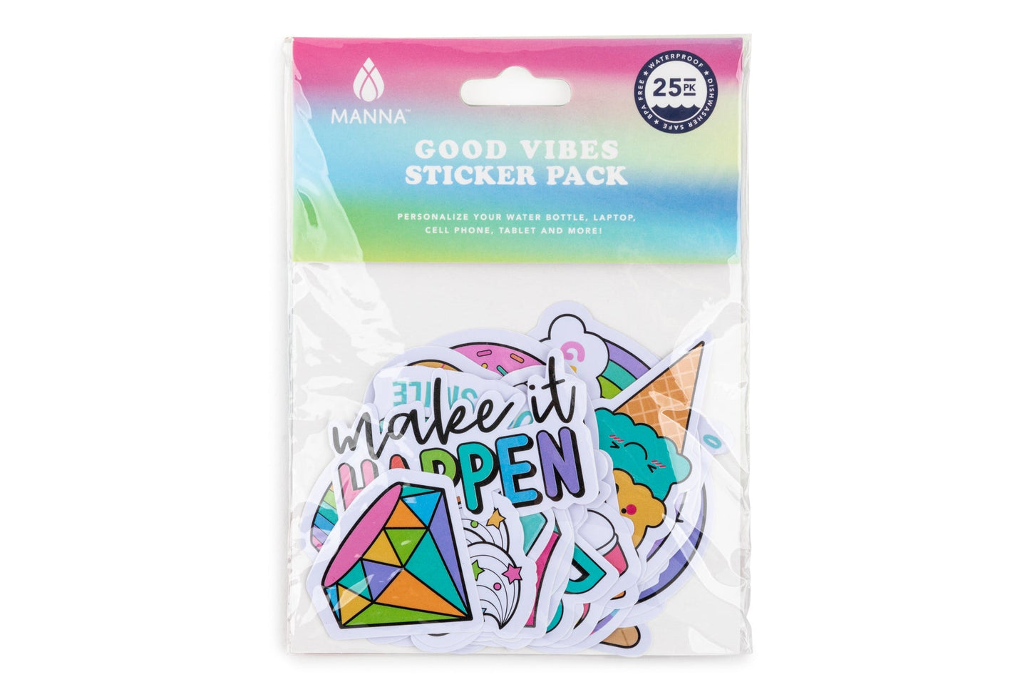 "Good Vibes" Hydration Sticker Pack G6
