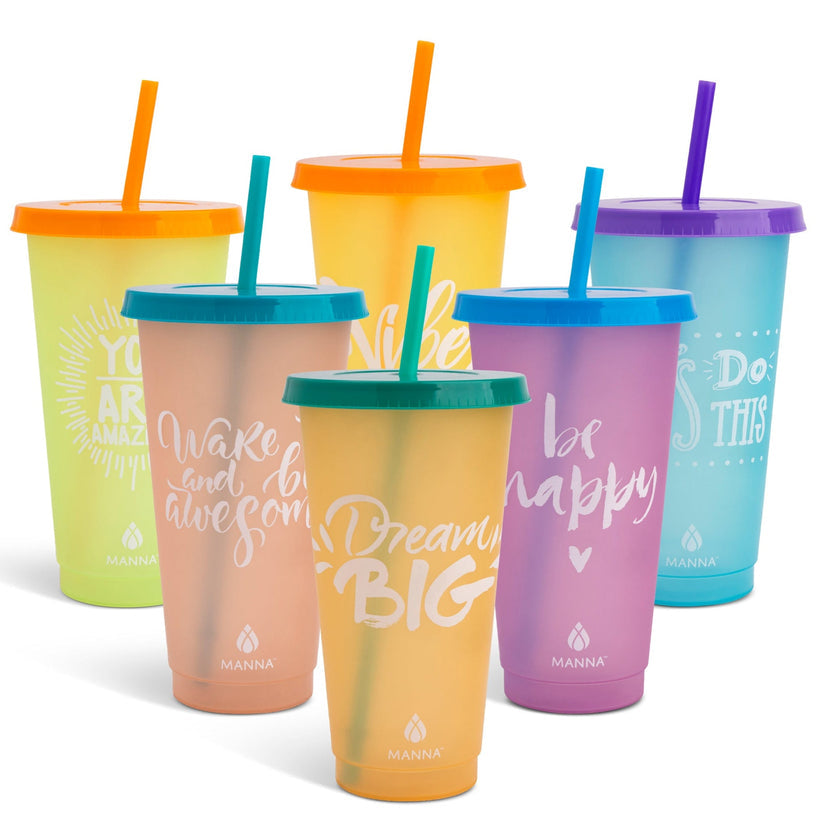 6-Piece Motivation Color-Changing Cup Set M2