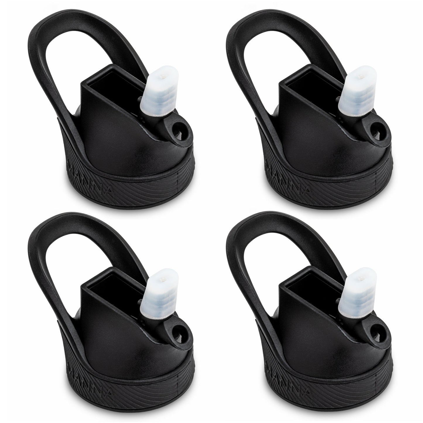 4-Piece Replacement Lid Set for Rezi Bottle Collection V5