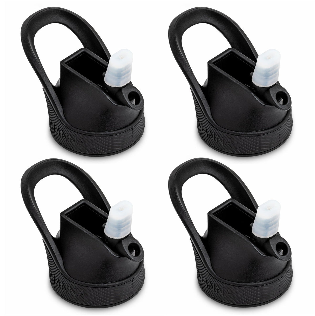 4-Piece Replacement Lid Set for Rezi Bottle Collection V5