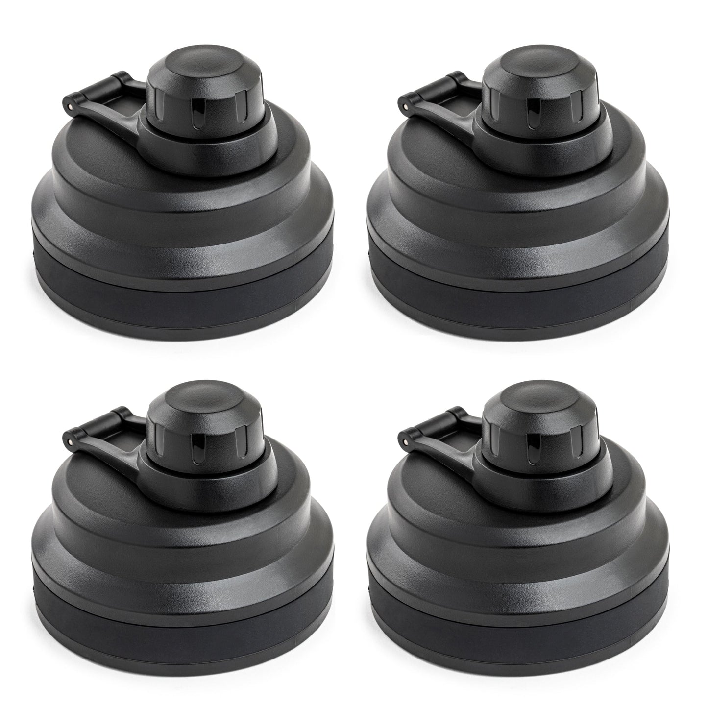 4-Piece Replacement Lid Set for Titan Bottle Collection X0