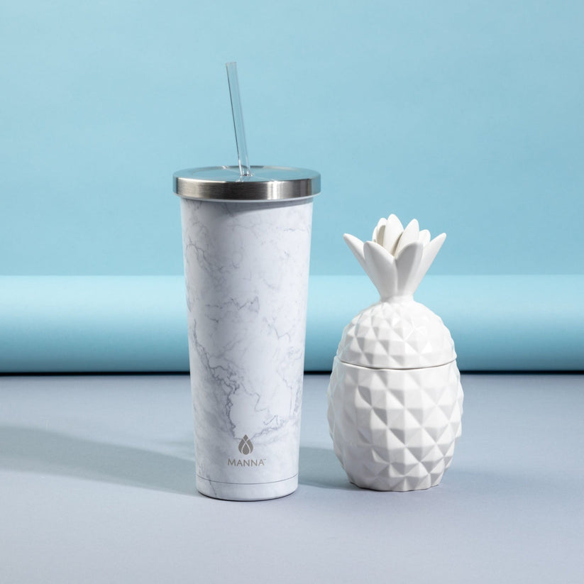 24 oz Marble Chilly Tumbler K5