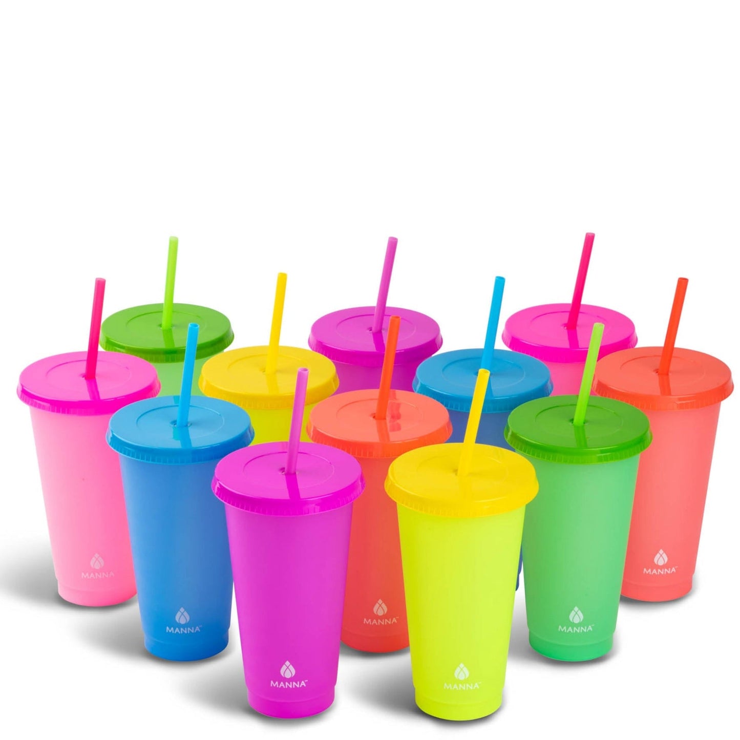 24-Piece Rainbow Color-Changing Cups C6