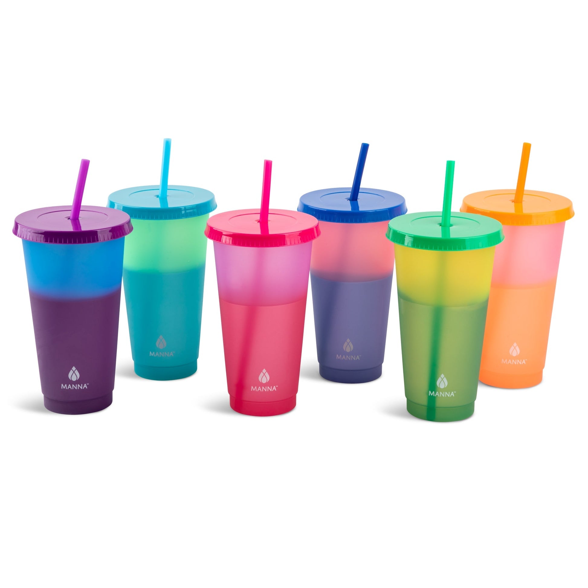 24-Piece Rainbow Color-Changing Cups C6
