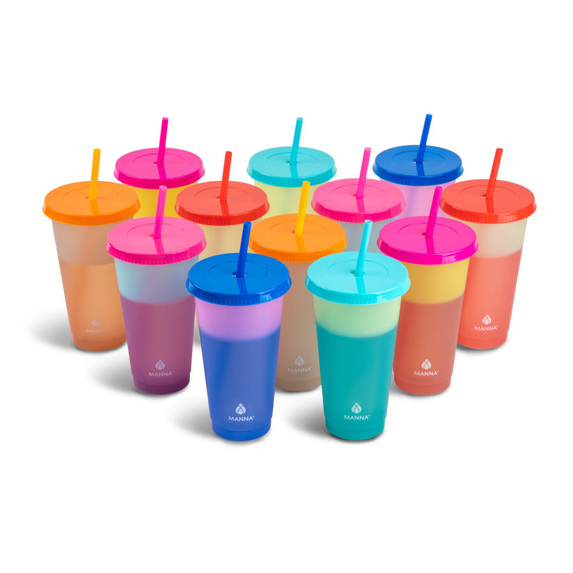 24-Piece Bright Color-Changing Cup Set T9