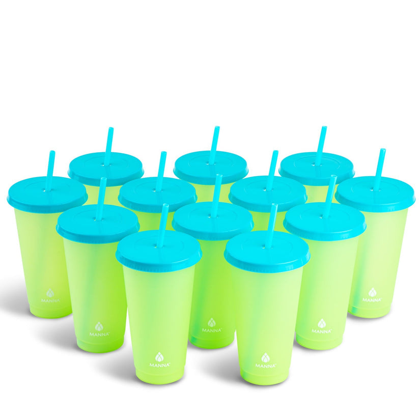 24-Piece Lime Color-Changing Cup Set P8