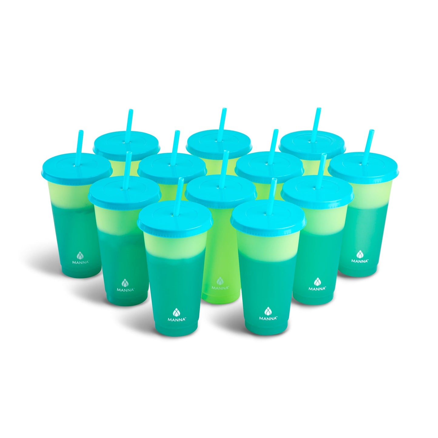 24-Piece Lime Color-Changing Cup Set P8