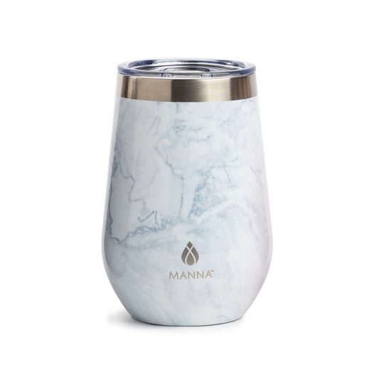 12 oz Wine Tumbler, Marble J0